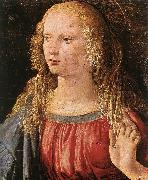 LEONARDO da Vinci Annunciation (detail) dfe France oil painting artist